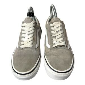 VANS Old Skool Unisex Low Top 508731 Gray Suede Casual Retro Skater W/7 M/5.5